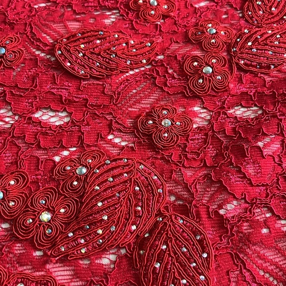 Beautiful long red dress in red colour in a great condition. - Picture 10 of 10